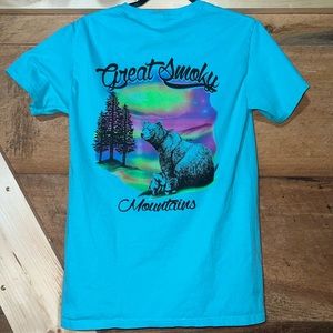Great smoky Mountains Tennessee Blue Bear Small Women’s t shirt